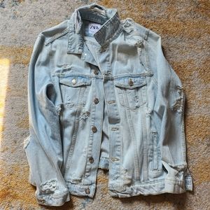 Zara Light Blue Denim Jacket